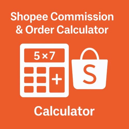 Shopee Commission & Order Calculator