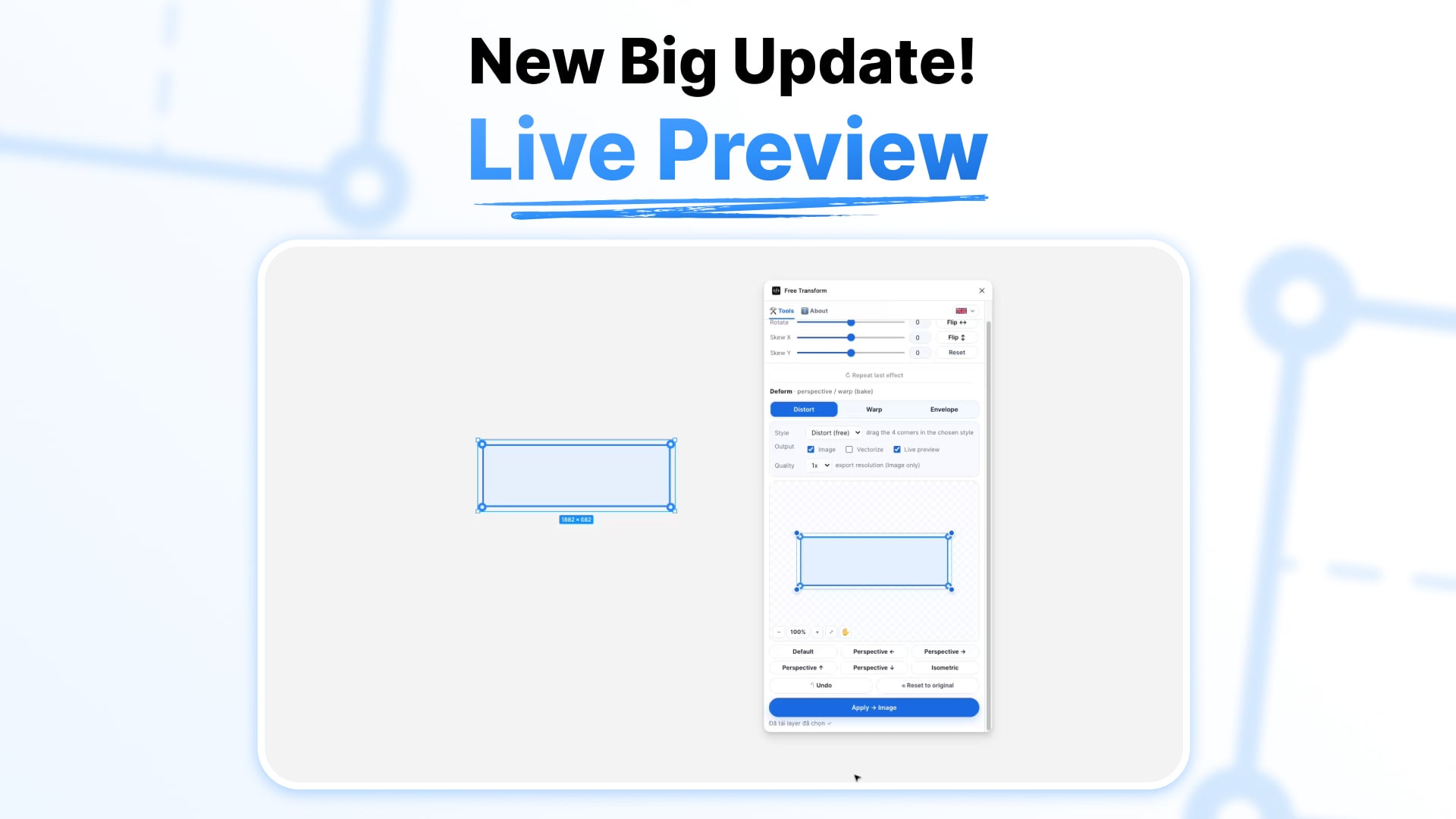 Live Preview đang trên đường tới!