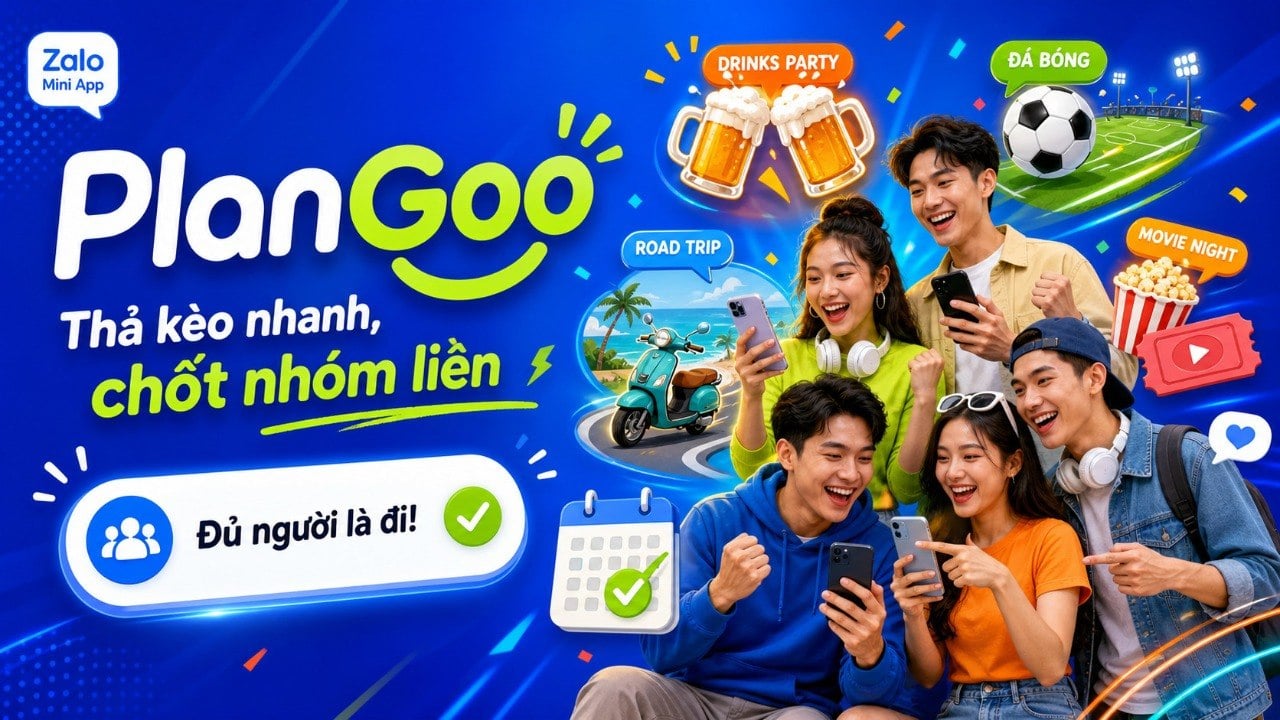 Mình đang thử làm một Zalo Mini App để rủ nhóm đi chơi dễ hơn