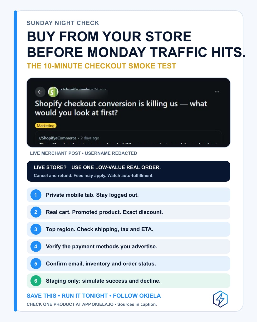 Tối Chủ nhật, có một việc mình nghĩ merchant SHOPIFY nên làm trước khi chạy traffic sáng mai ^^