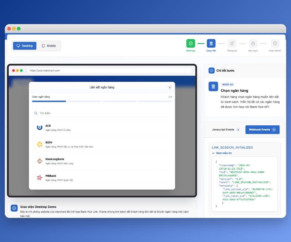 Mời trải nghiệm luồng Bank Hub mới của SePay