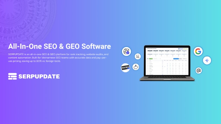 SERPUPDATE Software's banner