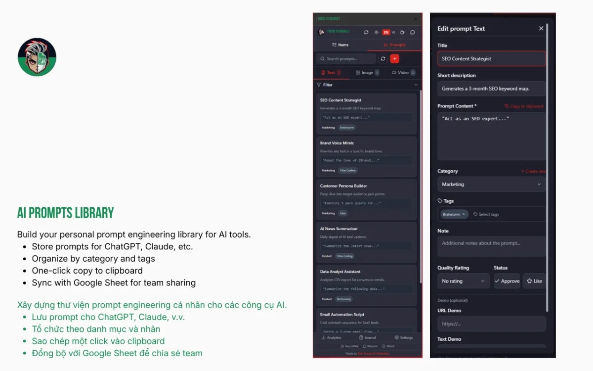 Focus to GGSheet screenshot