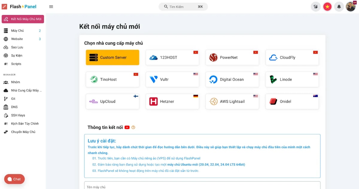 FlashPanel screenshot