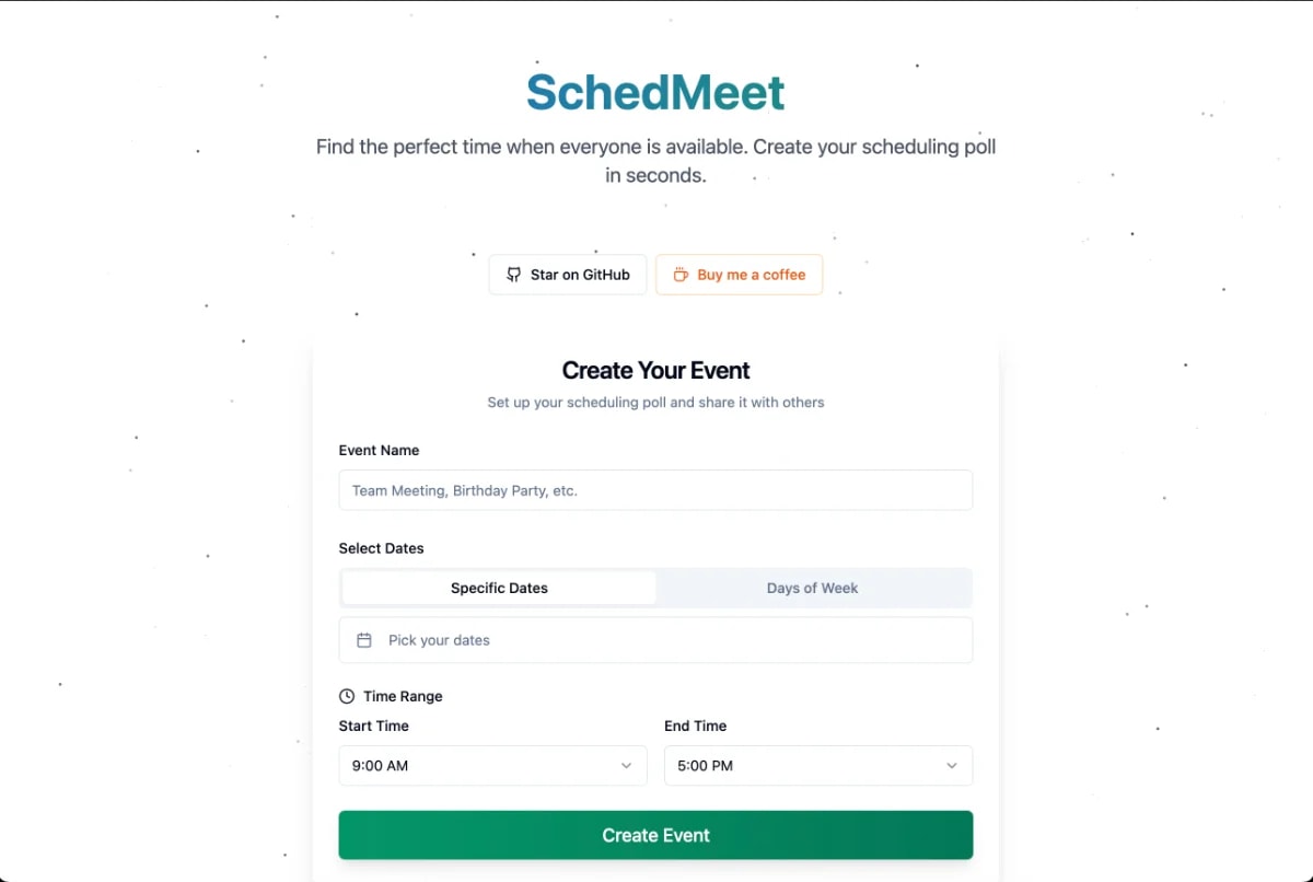 SchedMeet screenshot