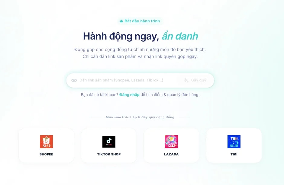 CharityLink screenshot