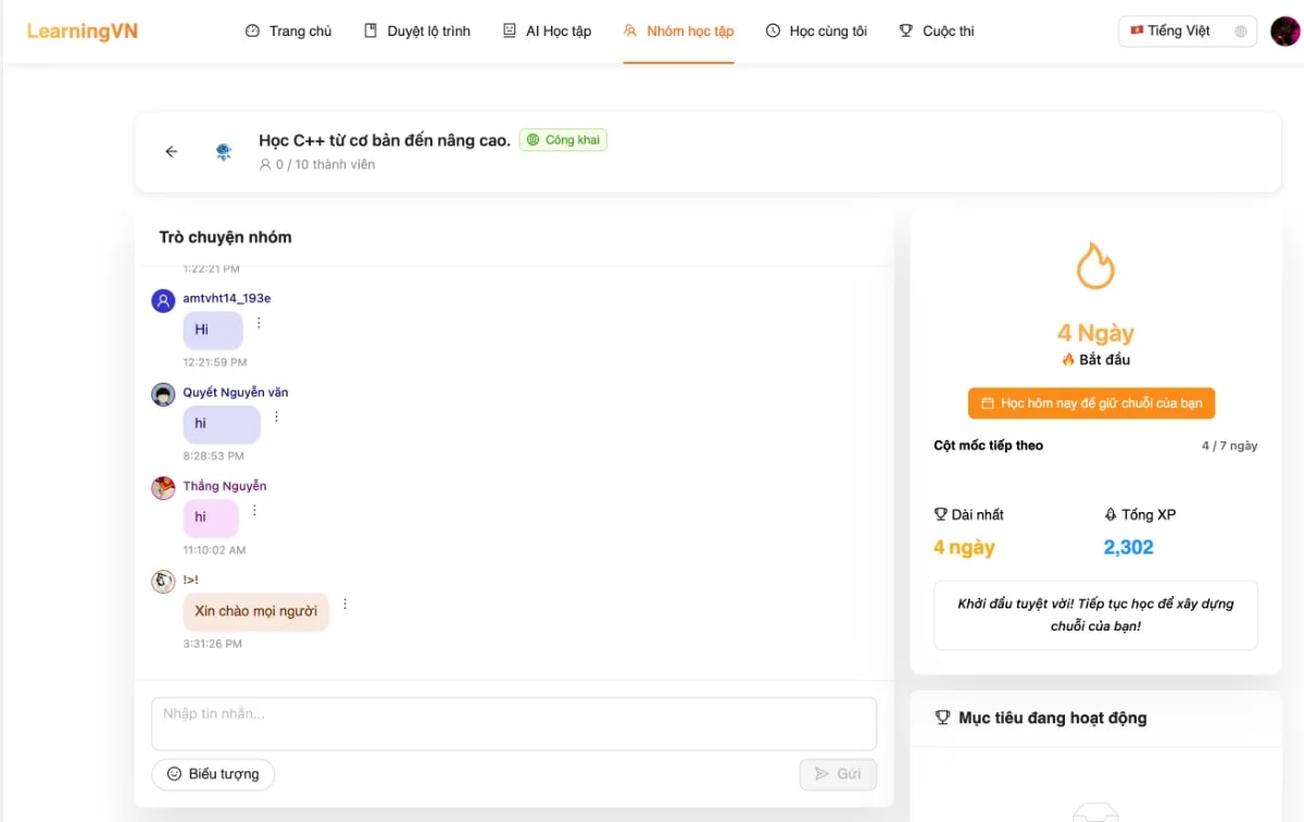 LearningVN screenshot