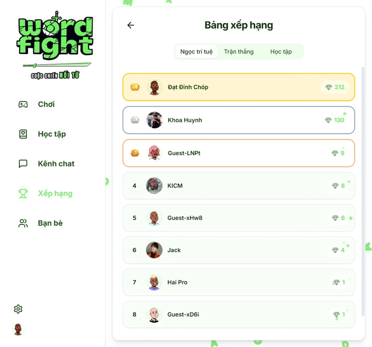 Word Fight Online screenshot