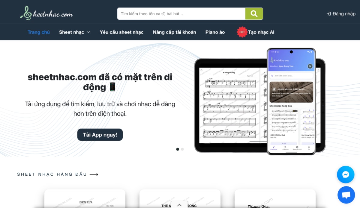 SheetNhac screenshot