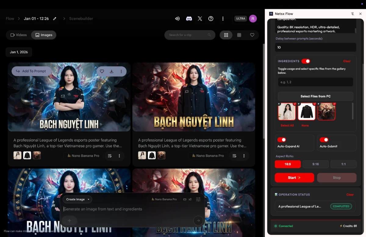 Netsx Flow screenshot