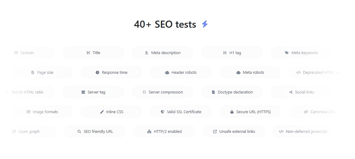 SEO Audit screenshot
