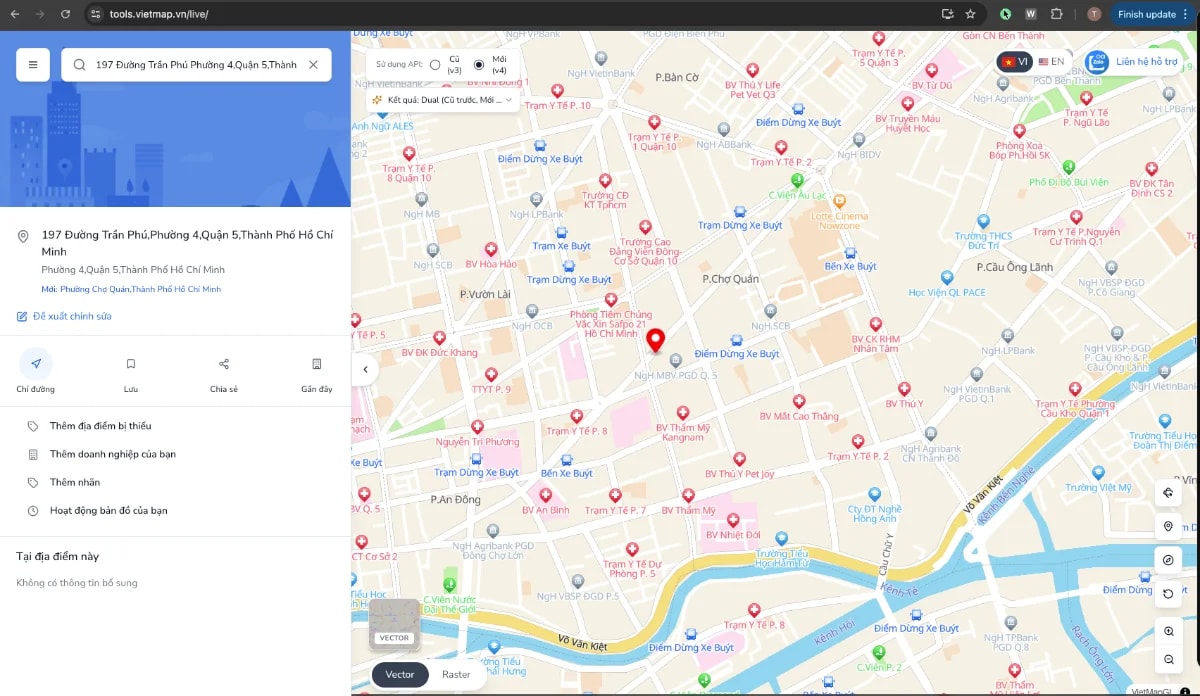VietMap Live Map screenshot