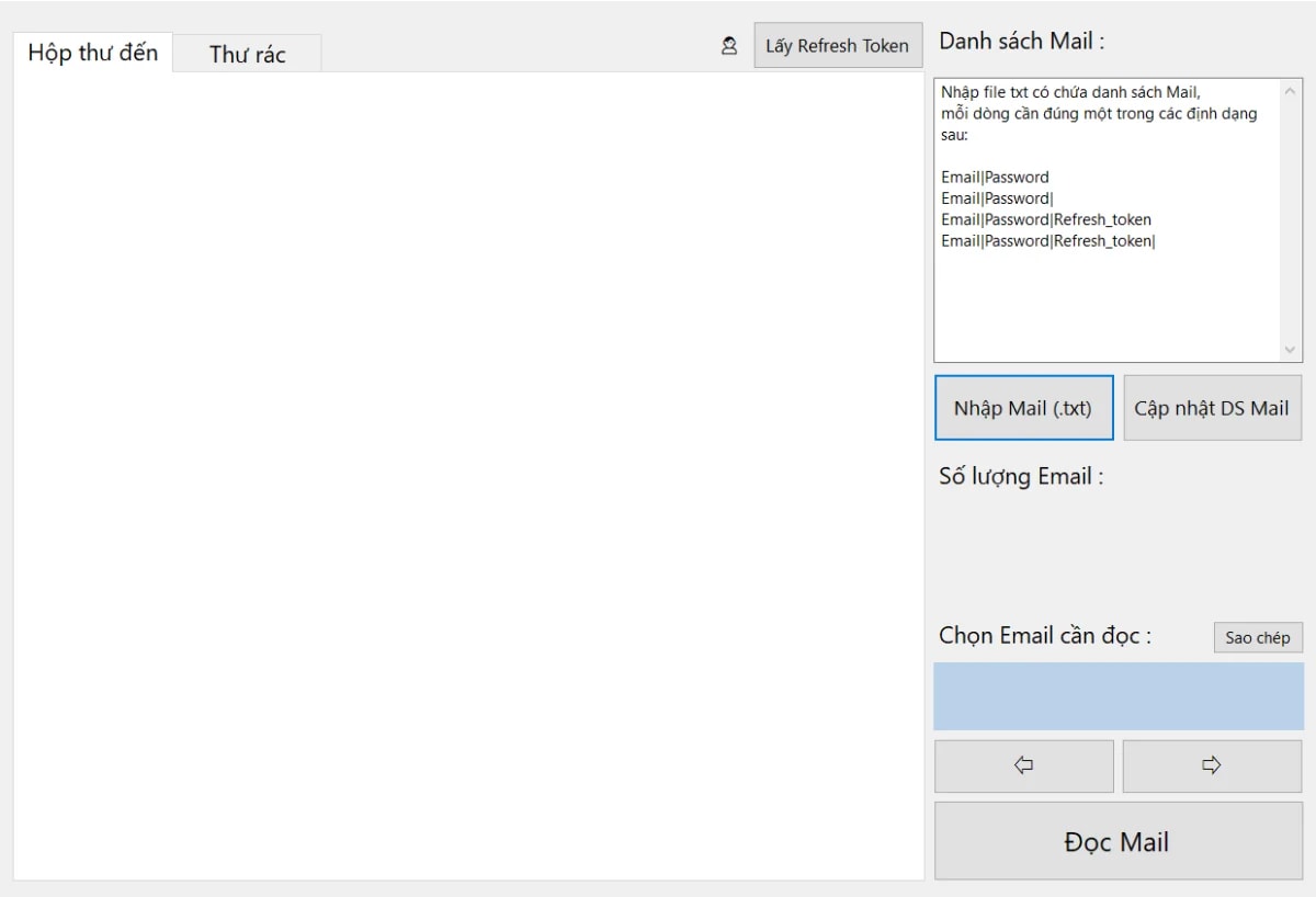 Read Mail Outlook screenshot