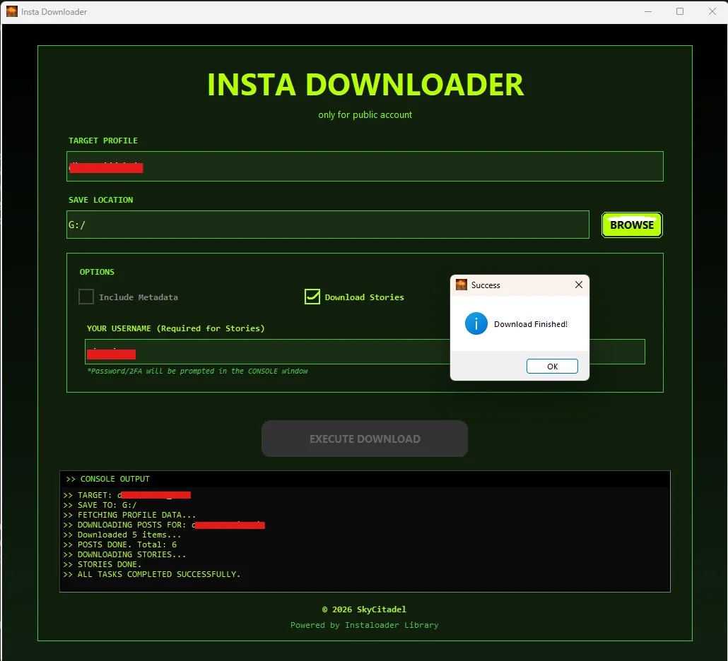 Insta Downloader screenshot