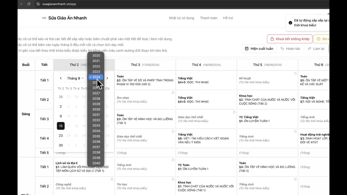 Sửa Giáo Án Nhanh screenshot