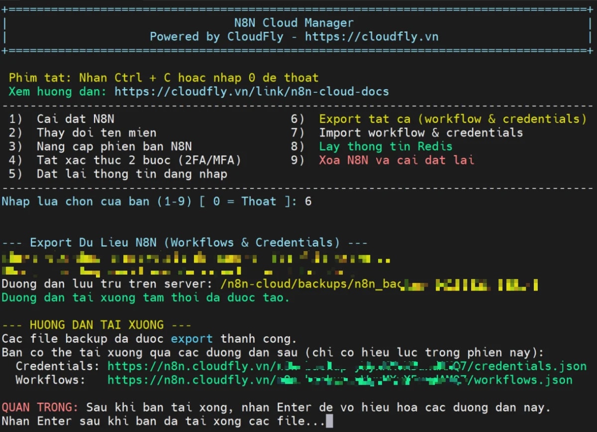 N8N Panel screenshot