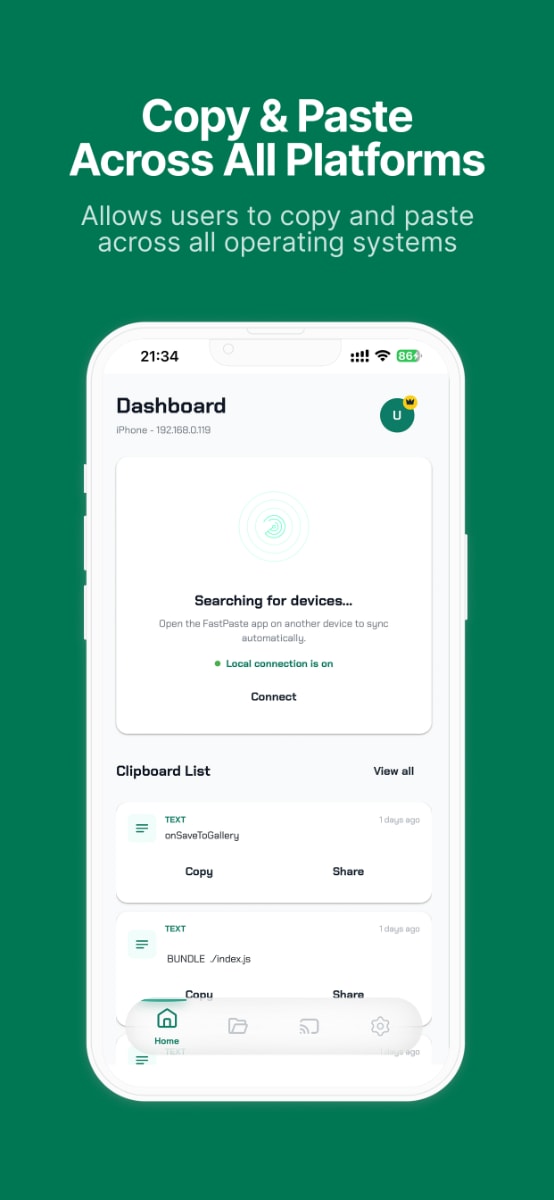 FastPaste screenshot