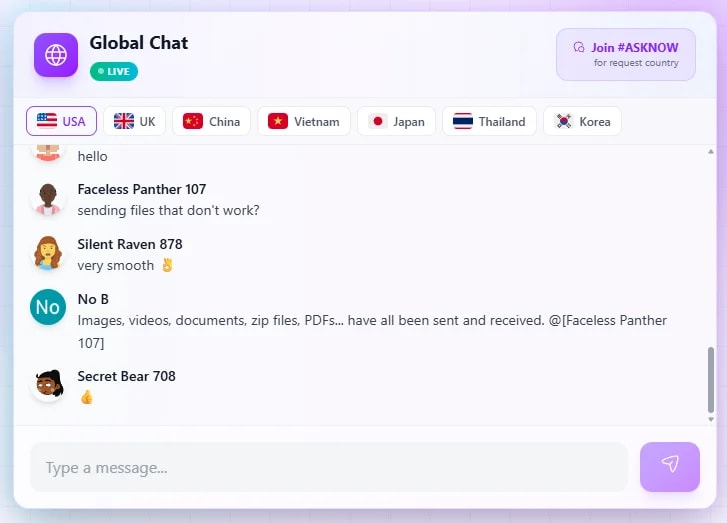 BnoChat screenshot