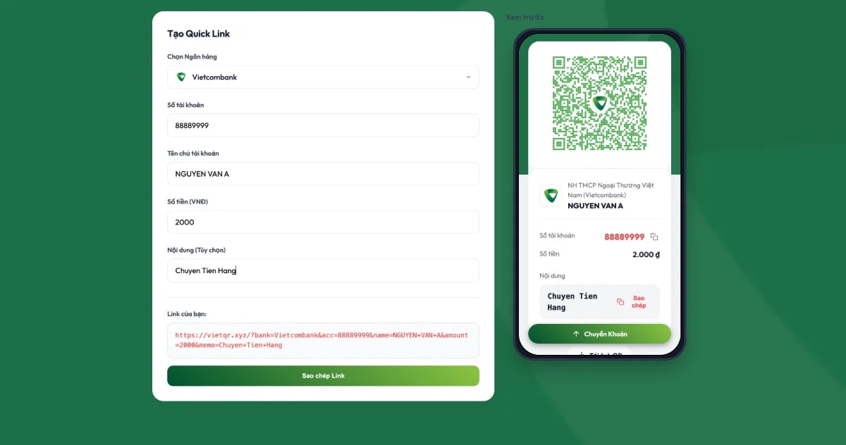 VietQR.xyz screenshot