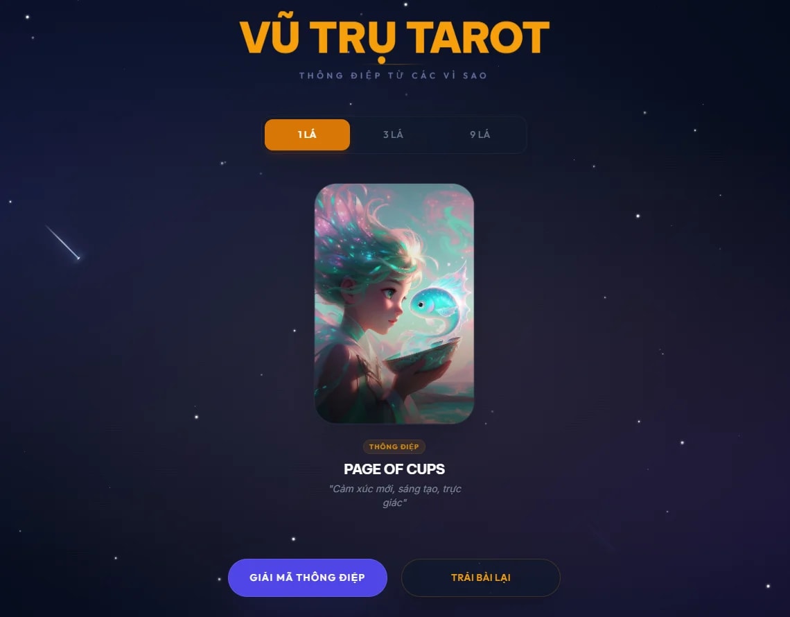 Huyền Bí Tarot screenshot