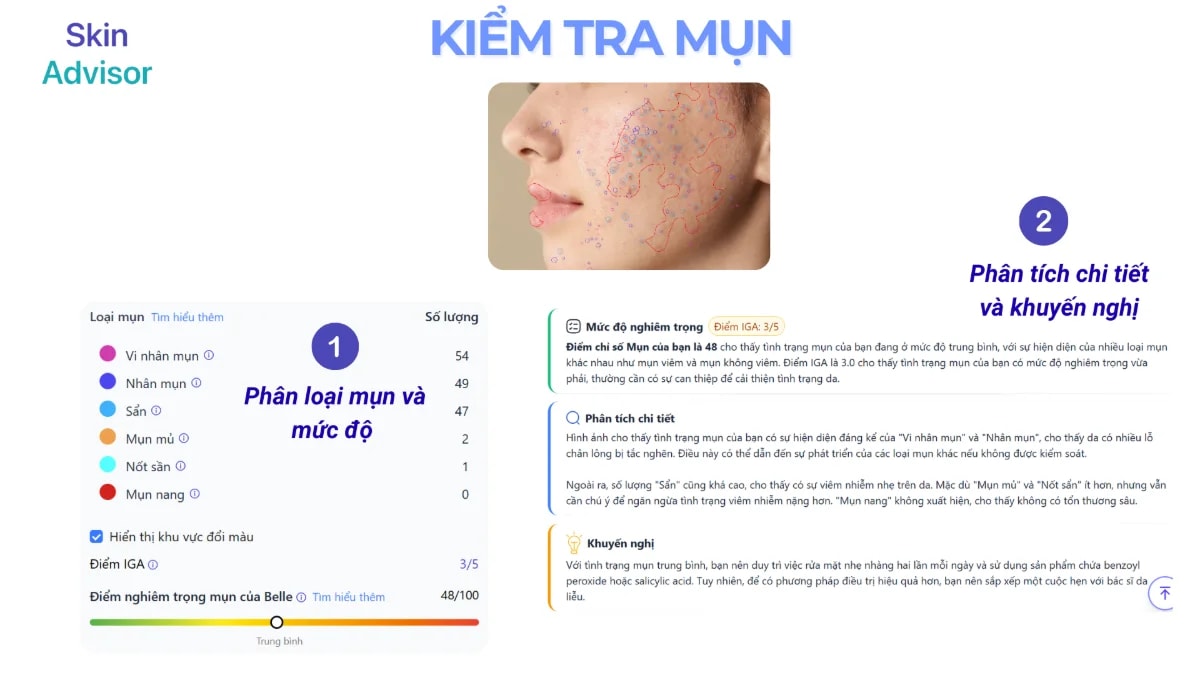 SkinAdvisor AI screenshot