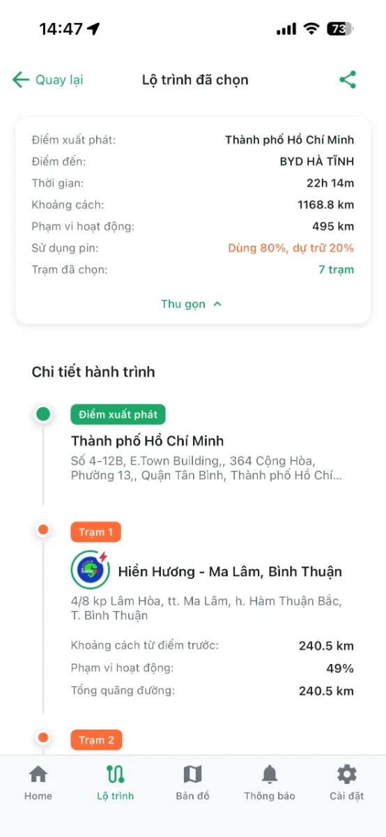 Trạm EV screenshot