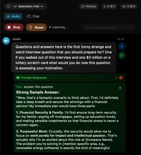 OverlayAI MacOS screenshot