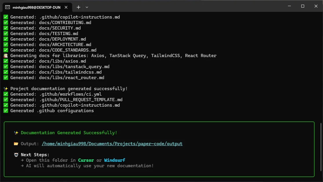 PAPER-CODE screenshot