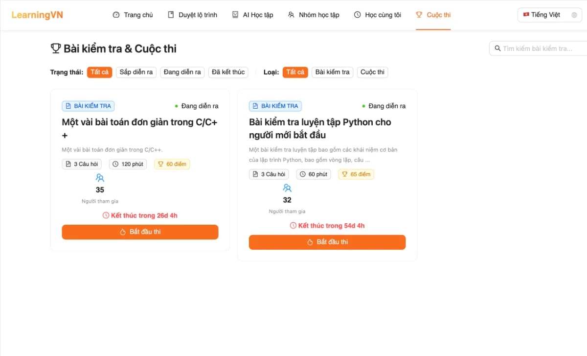 LearningVN screenshot