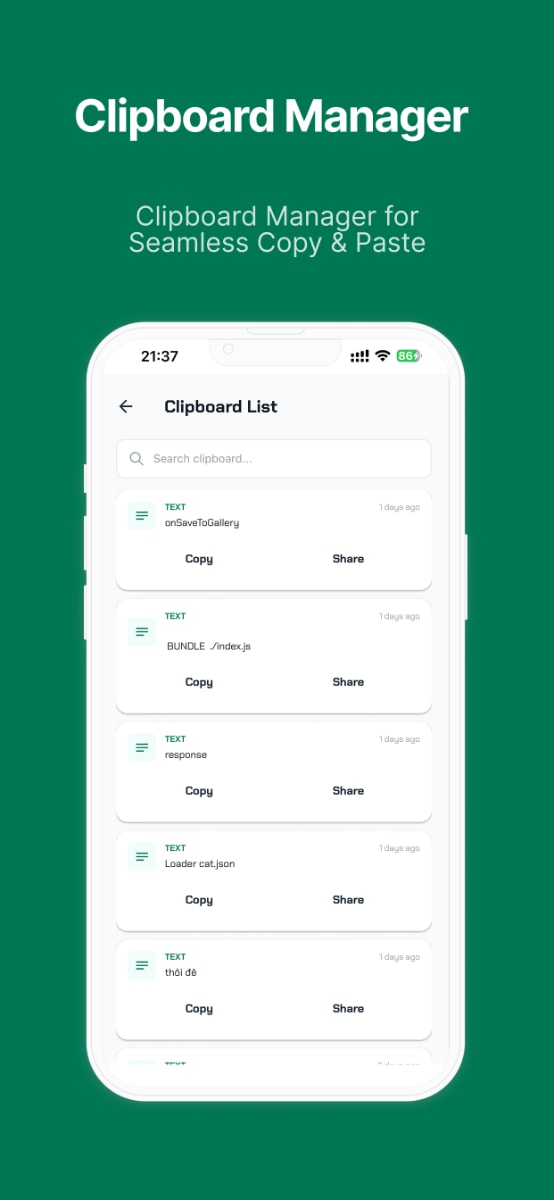 FastPaste screenshot