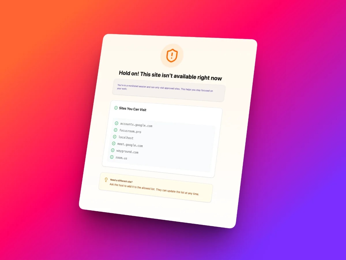 Focus Room screenshot