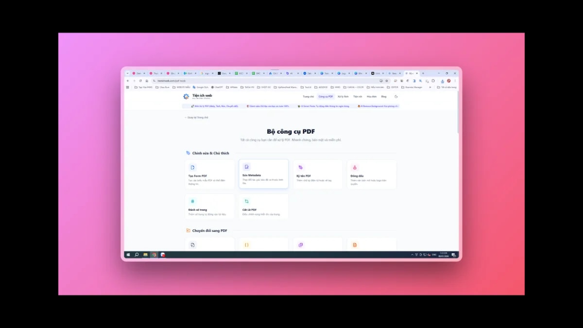 Tiện ích web screenshot