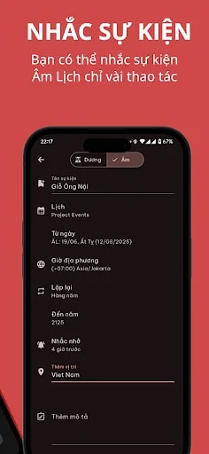 Lịch Âm Việt screenshot