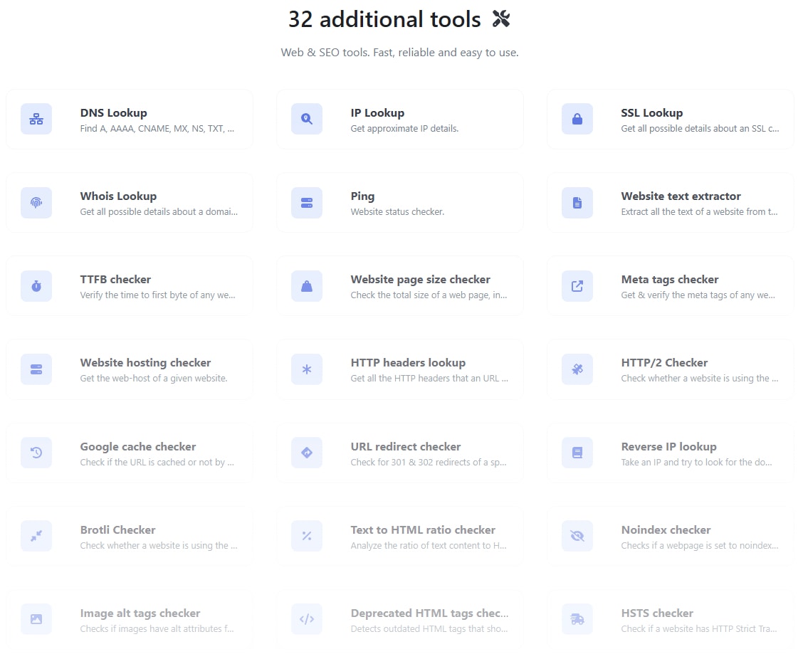 SEO Audit screenshot