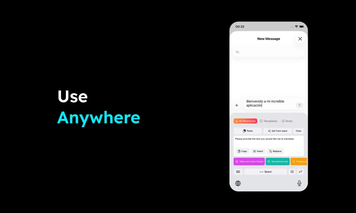 TypingMate: AI Shortcuts Keyboard App screenshot