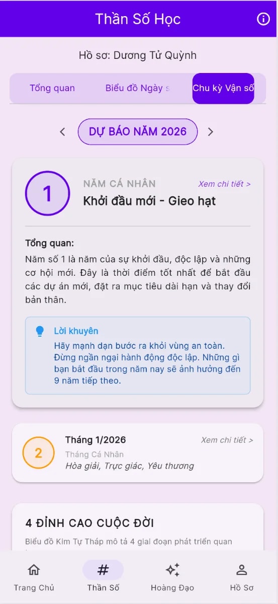 MỆNH LÝ SỐ screenshot