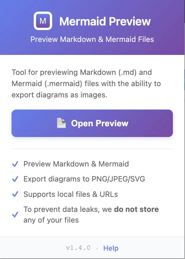 Mermaid Preview screenshot