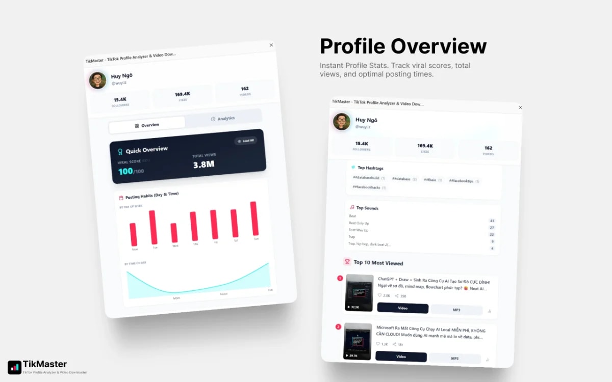 TikMaster screenshot