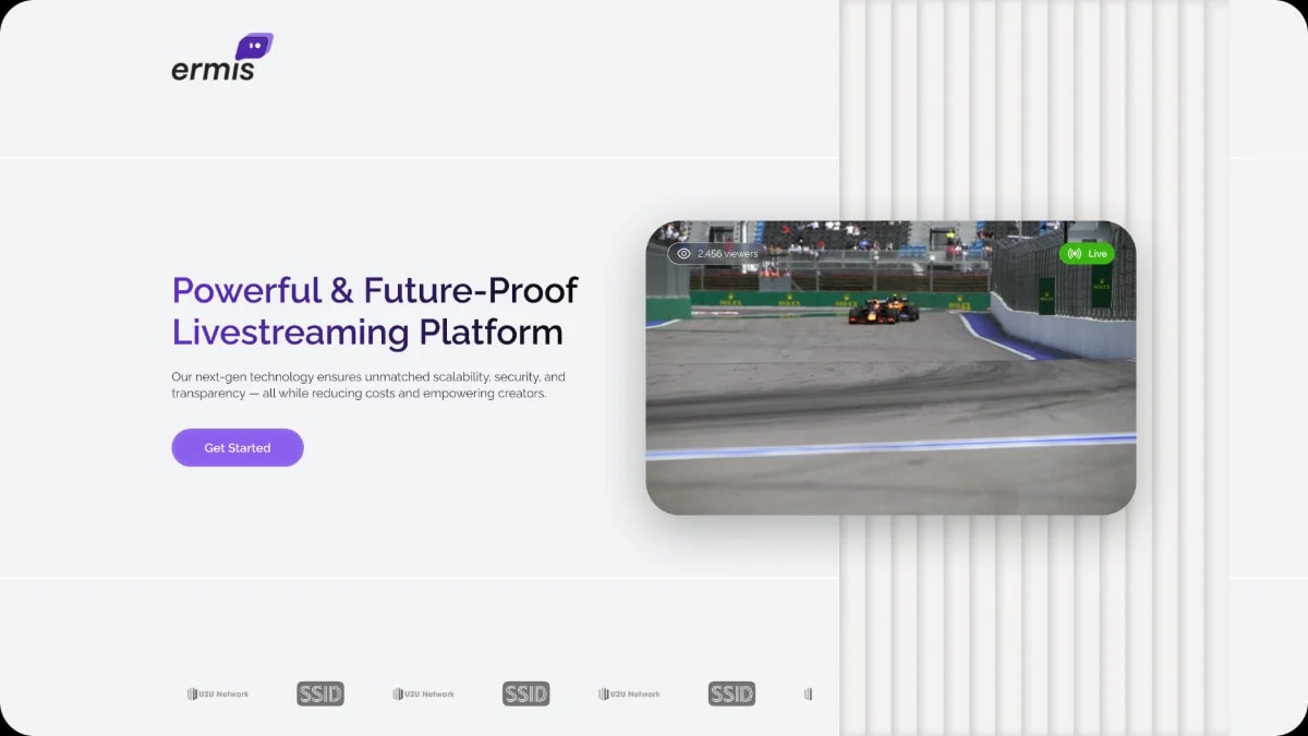 Ermis Video Streaming Infra screenshot