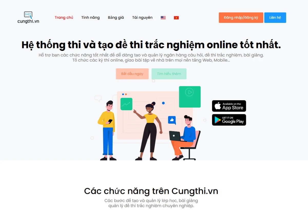 cungthi.vn screenshot