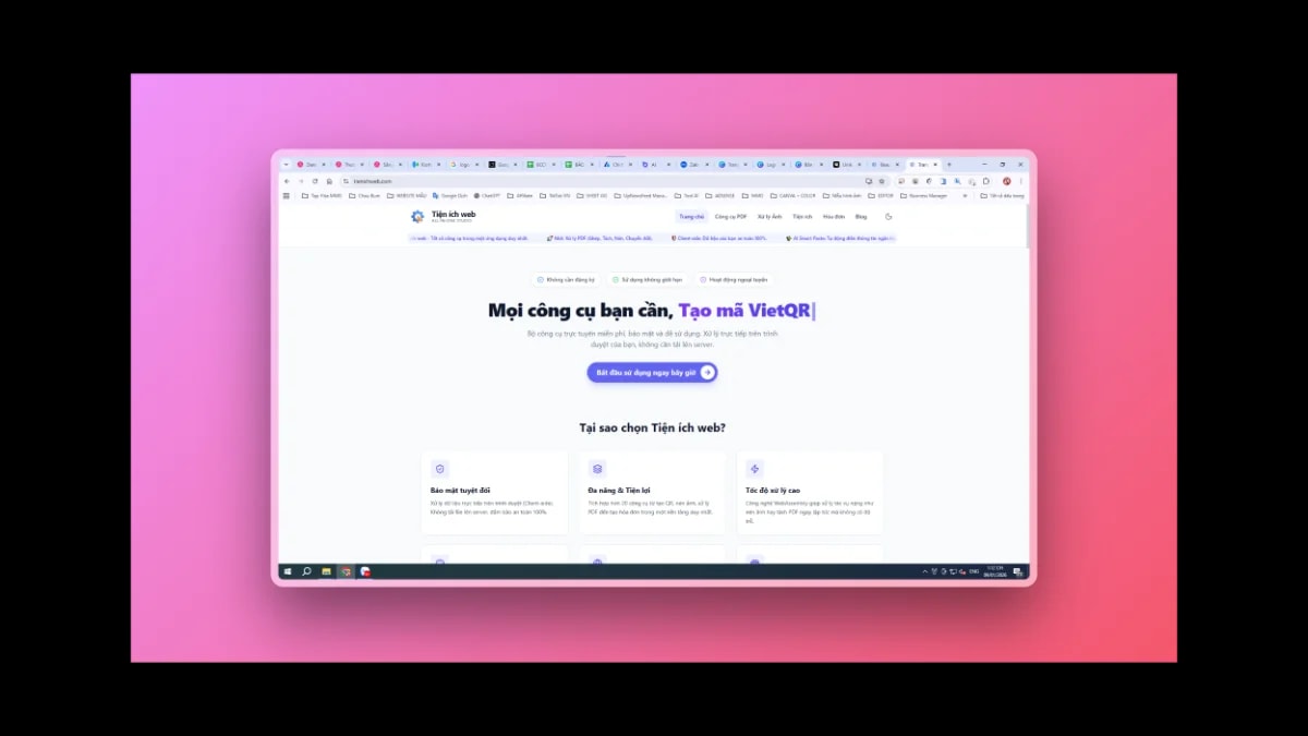 Tiện ích web screenshot