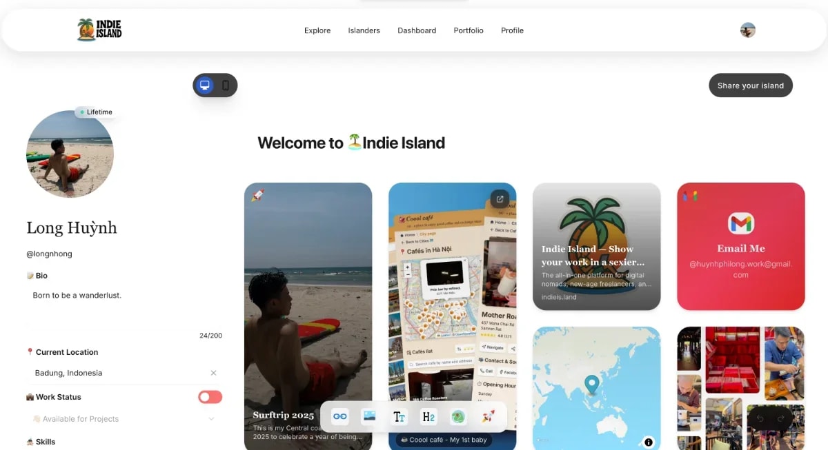 Indie Island screenshot