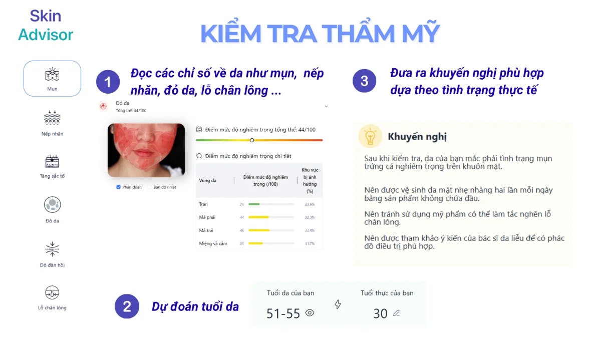 SkinAdvisor AI screenshot