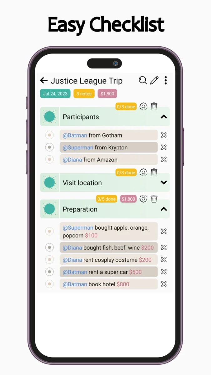 Bamboo Note screenshot