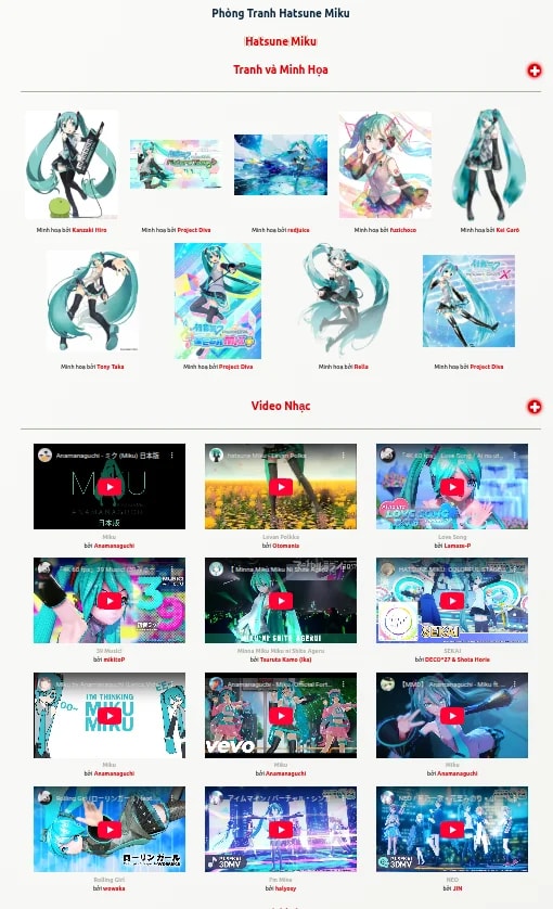 Miku Collection screenshot