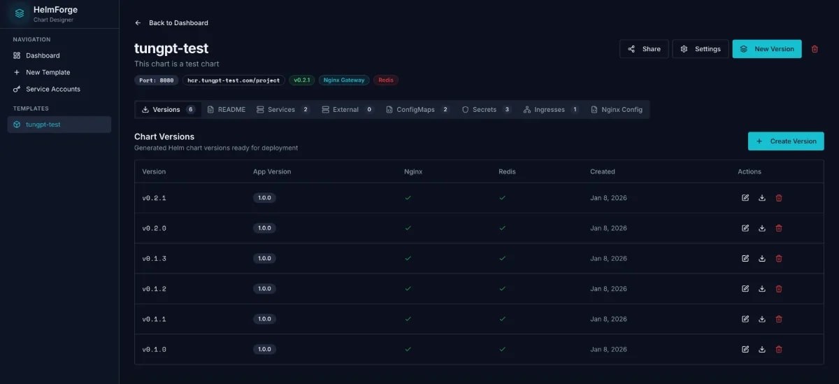 HelmForge screenshot