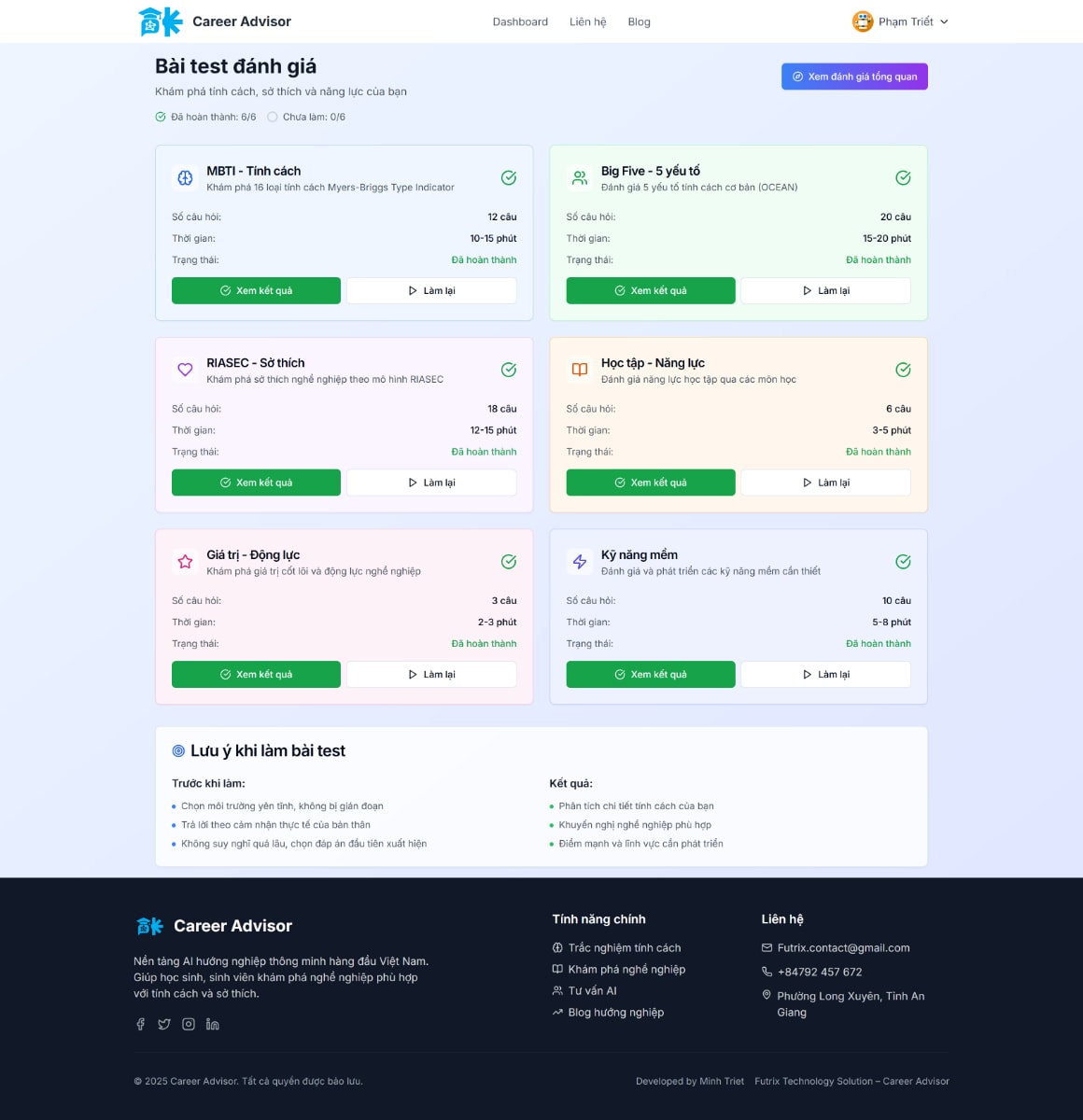 Career Advisor screenshot