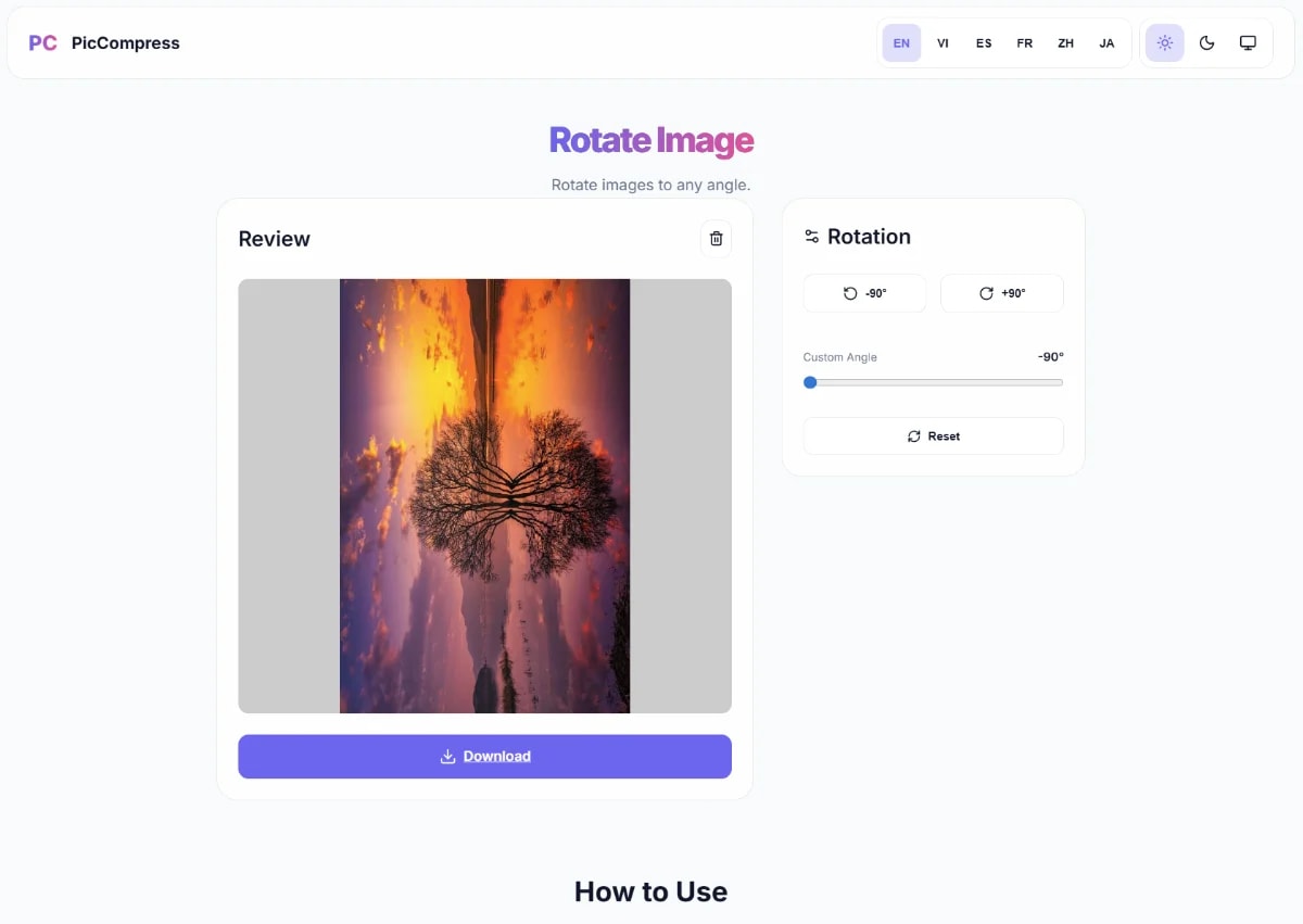 piccompress.net screenshot