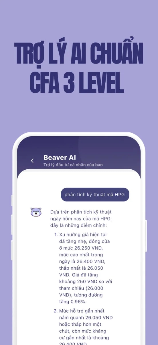 BeaverX - Trợ lý đầu tư AI screenshot