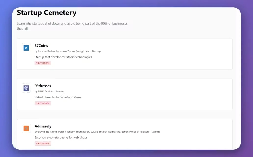 PublicFail screenshot